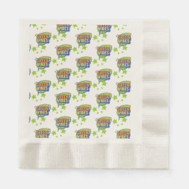 Groene vibes, Wereldmilieudag, red de aarde Servet