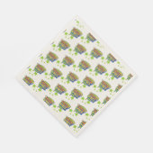 Groene vibes, Wereldmilieudag, red de aarde Servet (Hoek)