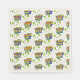 Groene vibes, Wereldmilieudag, red de aarde Servet