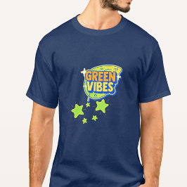 Groene vibes, Wereldmilieudag, red de aarde T-shirt