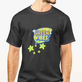 groene vibes, wereldmilieudag, red de aarde t-shirt