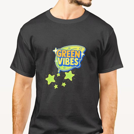 groene vibes, wereldmilieudag, red de aarde t-shirt