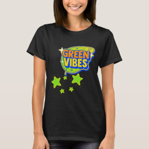 Groene Vibes Wereldmilieudag Red de Aarde T T-shirt