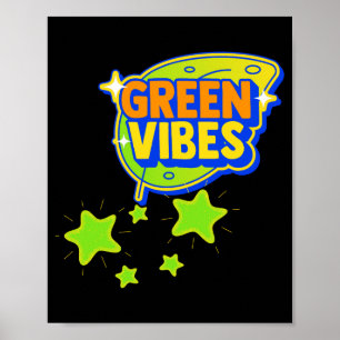 Groene Vibes Wereldmilieudag Save The Earth T Poster