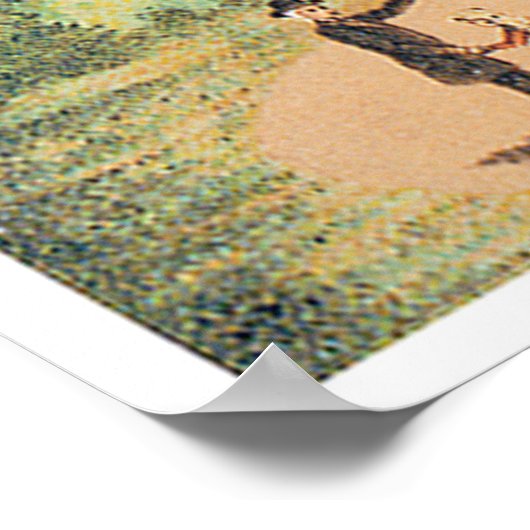 Groene  Victoriaans stijlmanager Poster (Hoek)