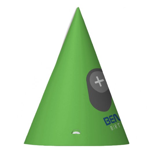 Groene Video Game Controller Kids Verjaardag Feesthoedjes (Links)