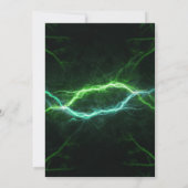 Groene Videogame Verjaardagsfeest Kaart (Achterkant)