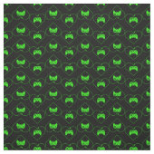 Groene Videospelcontroller Hartpatroon Stof (Swatch)