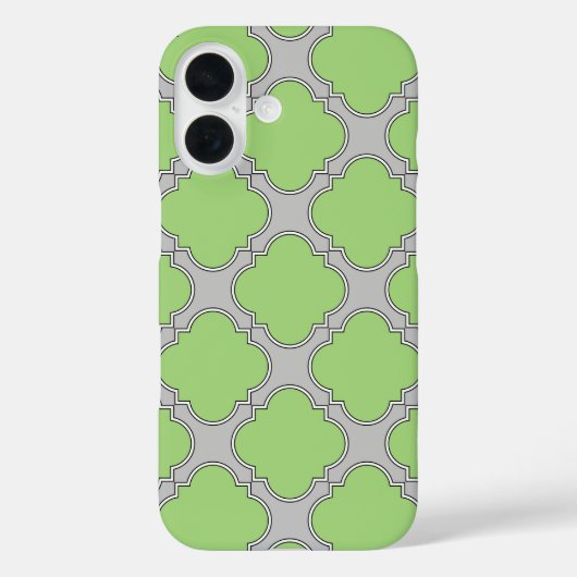 Groene vierbladige bloem Case-Mate iPhone case (Achterkant)
