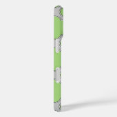 Groene vierbladige bloem Case-Mate iPhone case (Achterkant / Rechts)