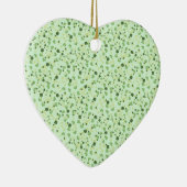 Groene vierbladige klavers St. Patrick's Day Keramisch Ornament (Rechts)
