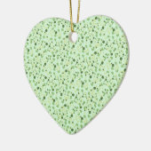 Groene vierbladige klavers St. Patrick's Day Keramisch Ornament (Links)
