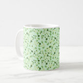Groene vierbladige klavers St. Patrick's Day Koffiemok (Voorkant links)