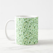 Groene vierbladige klavers St. Patrick's Day Koffiemok (Links)