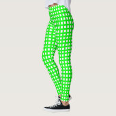 Groene vierkanaalrooster leggings (Links)