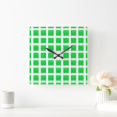 Groene Vierkante Kerel Klok (Huis)