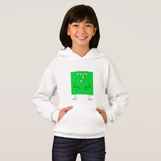 Groene Vierkante Man (Voorkant volledig)