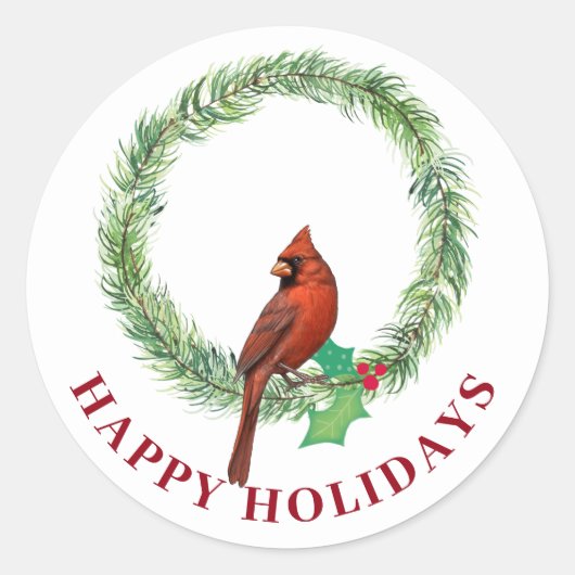 Groene vierkanten met rode en witte lijnen Sticker (Voorkant)