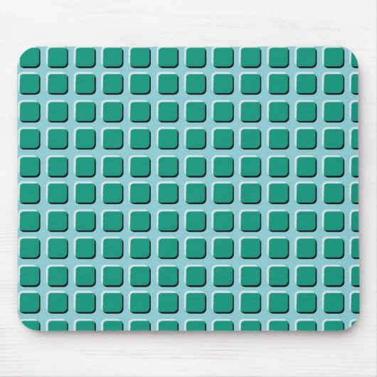 Groene vierkantjes muismat (Voorkant)
