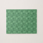  groene vierkantjes Retropatrooncadeautjes Legpuzzel (Horizontaal)