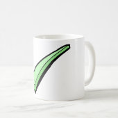 Groene Vink Markering Symbool Koffiemok (Voorkant rechts)