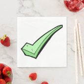 Groene Vinkje Symbool Servet (Insitu)