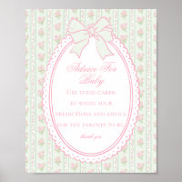 Groene Vintage Fantasie Bloemen Advies voor Baby B