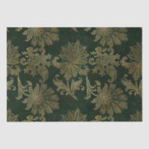 Groene vintage & gouden namaak bloemendecoratie ke