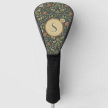 Groene vintage William Morris-stijlpatroon