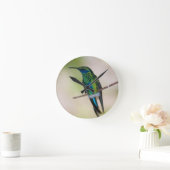 Groene Violet-ear Hummingbird Ronde Klok (Huis)