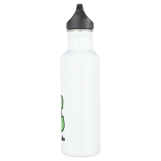 Groene viool aangepaste waterfles voor violist waterfles  (Rechts)