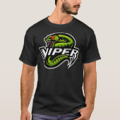 Groene viperslang 2 t-shirt (Voorkant)