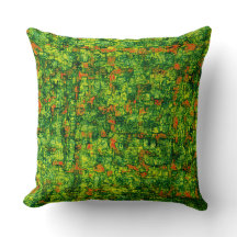 Groene virtuele boomschors, met kleine rode vlekke