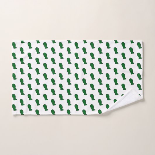 Groene vis bad handdoek (Handdoek)