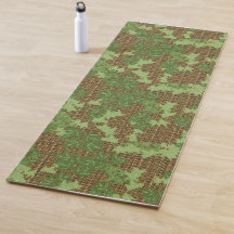 Groene vis op gouden zwarte bruine vlecht