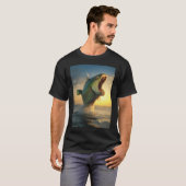 Groene vis t-shirt (Voorkant volledig)