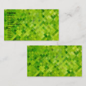 groene visitekaart visitekaartje (Voorkant / Achterkant)