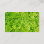 groene visitekaart visitekaartje (Achterkant)