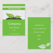 Groene Visitekaartjes (Voorkant / Achterkant)