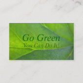 Groene Visitekaartjes (Achterkant)