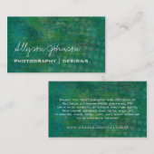 Groene  Visitekaartjes (Voorkant / Achterkant)