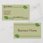 Groene Visitekaartjes (Voorkant / Achterkant)