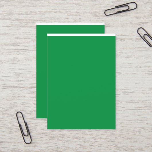 Groene Visitekaartjes | Modern Minimaal Profession (Voorkant / Achterkant in situ)