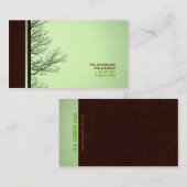 Groene Visitekaartjes vertakken (Voorkant / Achterkant)