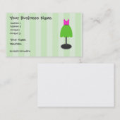 Groene Visitekaartjes voor winkel (Voorkant / Achterkant)