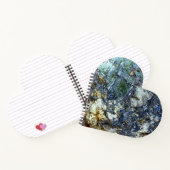 Groene Vivianiet Crystal Notitieboek Hart Valentij (Binnen)