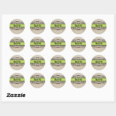 Groene Vlaamse Grens Dank u Stickers (Vel)