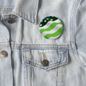 Groene vlag (ecologie) ronde button 5,7 cm (In situ)