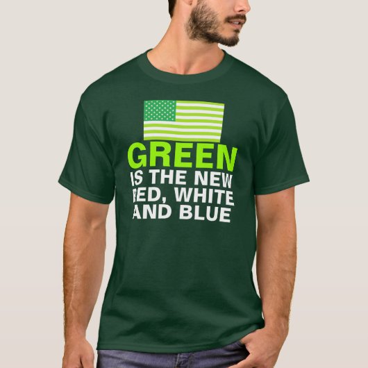 Groene vlag t-shirt (Voorkant)