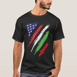Groene vlag van Bulgarije, VS patriot erfgoed T-shirt